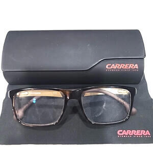 Carrera 8825/V Glossy Brown Tortoise Rectangle Eyeglasses 55-17 145 w Case Cloth